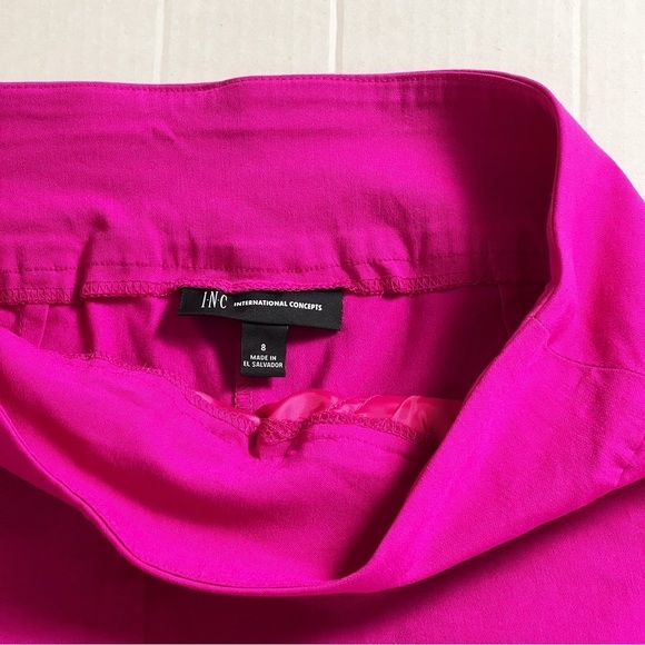 INC International Concepts Women's Mid-Rise Pull-On Purple Shorts - Size 8 - Picture 5 of 10